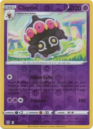 Battle Styles Claydol #58/163 reverse holo